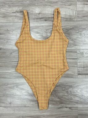 LaHana Swim One Piece Plaid Size XL